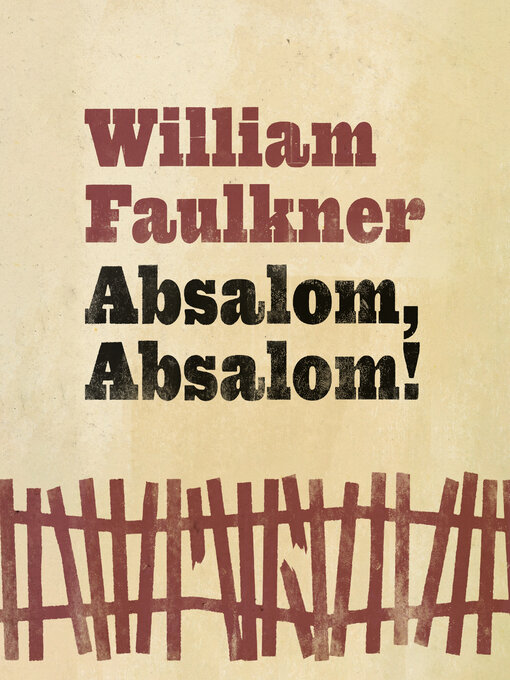 Cover image for Absalom, Absalom!